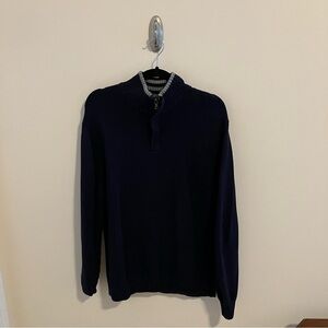 Sebastian Cooper Sweater in Navy Blue/Gray/Grey Extra Large